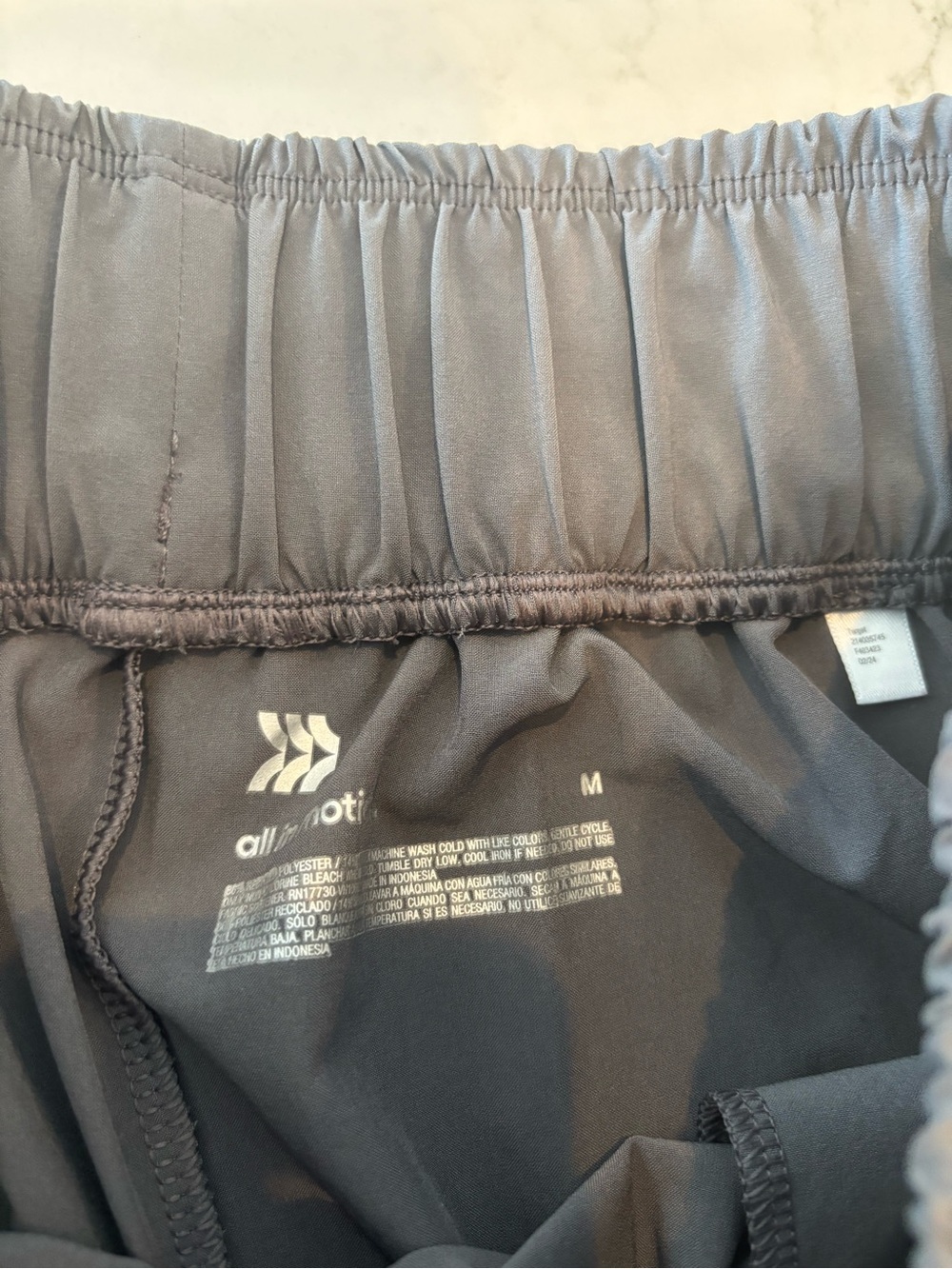 all in motion Wide Leg Pull-On Pants in Black - Picture 5 of 7